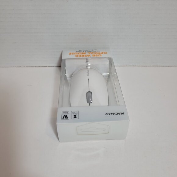 Macally 3 Button Optical USB Wired Mouse for Mac and PC New - Picture 6 of 6